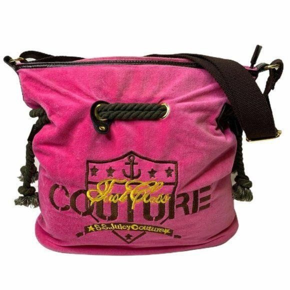 Juicy Couture Handbags - Juicy Couture First Class Terry Cloth Handbag